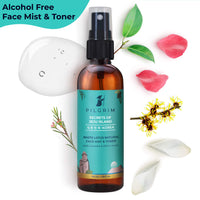 Pilgrim Day Hydration Routine for Skin Tightening & Brightening | Volcanic Lava Face Cleanser 100ml, Retinol & Hyaluronic Acid 1% Face Serum 30ml | All Skin Types | For Men & Women