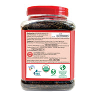GOODRICKE Roasted Organic Darjeeling Tea Jar- 250gm | Flavoury Golden Orange Pekoe | 100% Pure & Natural Darjeeling tea| Premium Loose Leaves Black Tea | Rich Aroma and Long Lasting AfterTaste