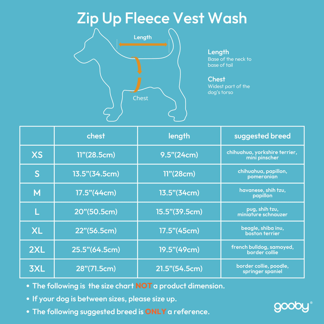 Gooby Zip Up Fleece Dog Sweater - Fuchsia Wash, X-Large - Warm Pullover Fleece Step-in Dog Jacket with Dual D Ring Leash - Winter Small Dog Sweater - Dog Clothes for Small Dogs Boy and Medium Dogs X-Large chest (~22.5")