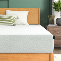 ZINUS 6 Inch Green Tea Memory Foam Mattress [New Version], Queen, Fiberglass free, Medium Firm Feel, Zoned Pressure Relief, Certified Safe Foams & Fabric, Mattress in A Box 6