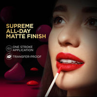 FACES CANADA Comfy Matte Liquid Lipstick - For The Win 08, 3.8 ml | Comfortable 10HR Longstay | Intense Matte Color | Almond Oil & Vitamin E Infused | Super Smooth | No Dryness | No Alcohol