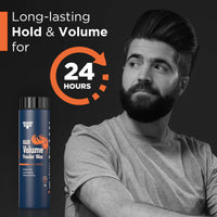 Sotrue Derma Roller For Hair Growth 1 mm with 540 Titanium Needles and Beardhood Hair Volumizing Powder Wax 20g