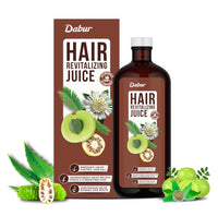 Dabur Hair Revitalizing Juice - 1L | Hair Care Juice for Hair Growth & Hair Fall Control | Enriched with 5+ Powerful Ingredients | No Artificial Colors, Flavours & Sugars