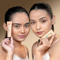 Beauty Berry Beauty Booster High Coverage Foundation | Lightweight Natural Finish | Easily Blendable | Long Lasting Liquid Foundation for Women (Cocoa, 35ml)