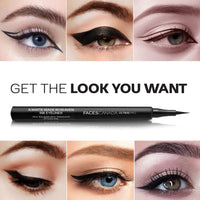 FACESCANADA Ultime Pro A Matte Made in Heaven Ink Eyeliner - Black, 1.2 ml | Felt Tip Pen Liner For Ultra Fine Application | 24 Hr Long Stay Formula | Waterproof, Smudgeproof & Transferproof