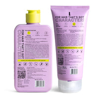 Moxie Beauty HydroRepair Wash Duo | Sulfate-Free Shampoo & Protein-Enriched Conditioner | Deep Hydration & Strengthening | Frizz Control & Damage Repair | 200 ml + 175ml