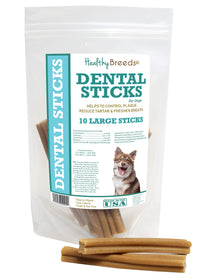 Healthy Breeds Finnish Lapphund Dental Sticks Large 10 Count