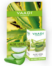 Vaadi Herbals Aloe Vera Facial Bar with Extract of Tea Tree, 25g