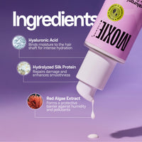 Moxie Beauty Hyaluronic Acid Hair Serum | Deep Hydration & Frizz Control | Lightweight & Non-Greasy | Smooth, Silky & Healthy Hair | 50ml