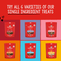 Stella & Chewy's  Freeze-Dried Raw Single Ingredient Chicken Hearts Dog Treats, 3 oz. Bag 3 Ounce (Pack of 1)