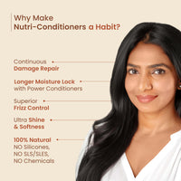 Nat Habit Curry Cider Shampoo and Conditioner for Women & Men, Soft and Shiny Hair, Sulphate Free Hydration Kit