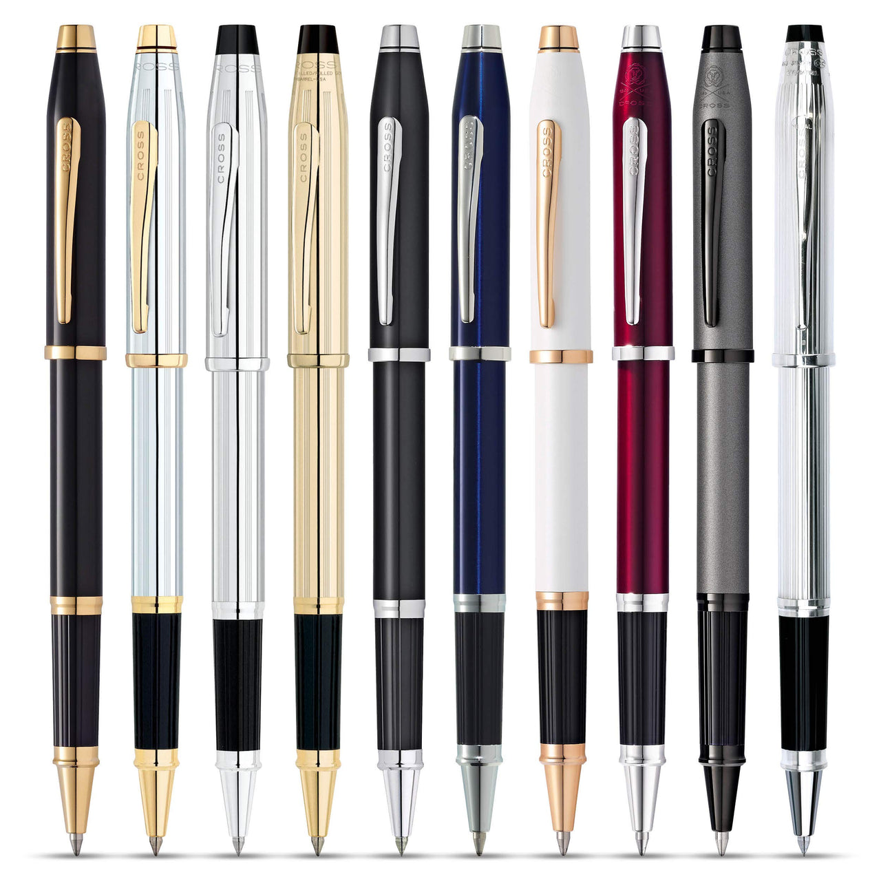 Cross Century II Refillable Gel Ink Rollerball Pen, Medium Rollerball, Includes Luxury Gift Box - Gunmetal Gray
