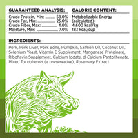 BIXBI Rawbble Freeze Dried Dog Food, Pork Recipe, 26 Oz - 97% Meat And Organs, No Fillers - Pantry-Friendly Raw Dog Food For Meal, Treat Or Food Topper - USA Made In Small Batches