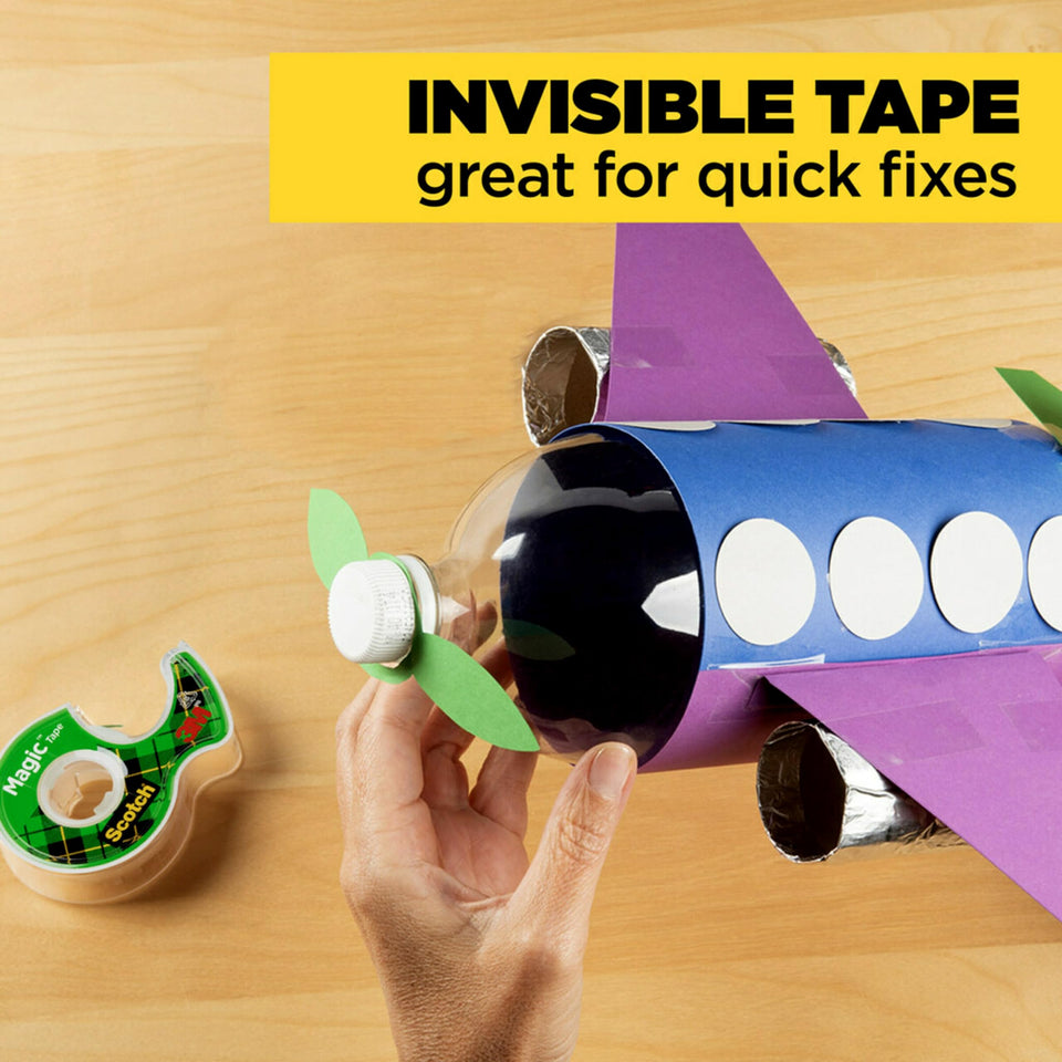 Scotch Magic Tape, Invisible, Home Office Supplies and Back to School Supplies for College and Classrooms, 2 Rolls