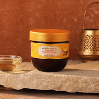 RYLLZ ESSENTIALS Honey Malai Body Butter | with Shea Butter, Cocoa Butter, Mango Butter, Niacinamide & Jojoba Oil| for 48Hrs Moisturisation, Stretch Marks, Dry/Itchy Skin & Uneven Skin Tone | 200 ml