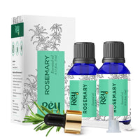 Rey Naturals Rosemary Oil For Hair Growth | Rosemary Essential Oil For Hair Growth | Rosemary Oil Essential Oil For Skin & Body | Pure Rosemary Oil | Pure Rosemary Hair Oil For Men & Women - 15ml*2