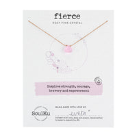 SoulKu Soul Shine Handmade Necklace, Empowering Jewelry With Healing Crystal, Inspirational Jewelry For Women, Mom & Sister, 2