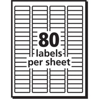 Avery Printable Return Address Labels with Sure Feed, 0.5