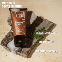 Yaan Man Face Wash, 85 g | Hydrating, Sulfate-Free, Gentle Cleanser for Men | For all skin types | Non-drying | Daily Use