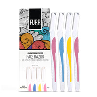 FURR Face Razor for Women - 4N | Razor For Eyebrows, Upper Lip, Forehead, Chin| | Effortless Hair Removal Experience with Japanese Blade | Can Be Used Up to 5 Times