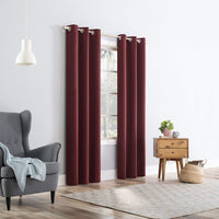 Sun Zero Easton Energy Saving Blackout Grommet Curtain Panel, 40