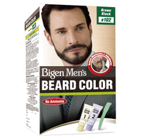 Bigen Men's  Beard Color, Brownish Black B102, 40g & Bigen Men's  Speedy Color, Brown Black 102, 80g