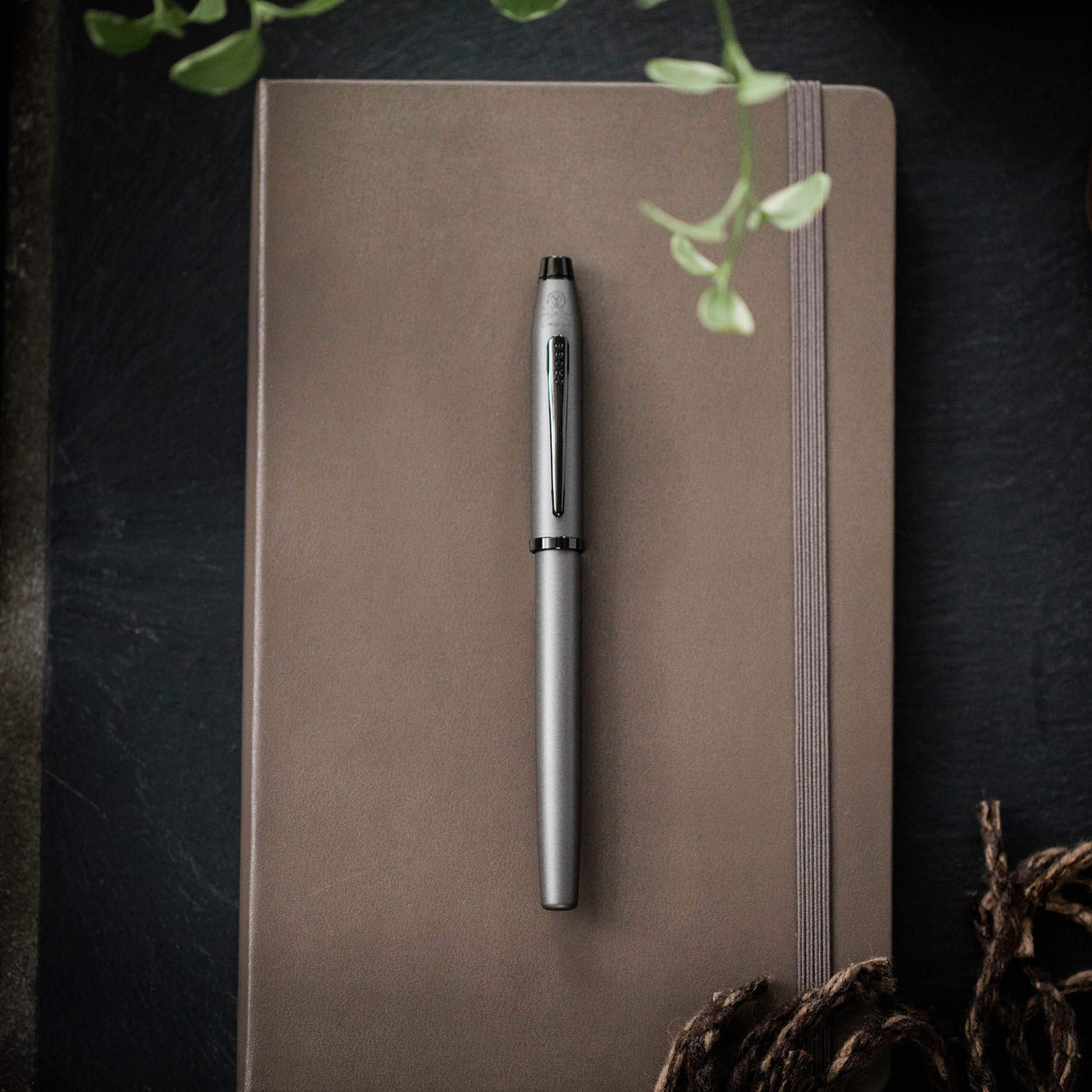 Cross Century II Refillable Gel Ink Rollerball Pen, Medium Rollerball, Includes Luxury Gift Box - Gunmetal Gray
