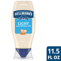 Hellmann's  Light Mayonnaise for Delicious Sandwiches Squeeze Mayo Rich in Omega 3-ALA 11.5 oz
