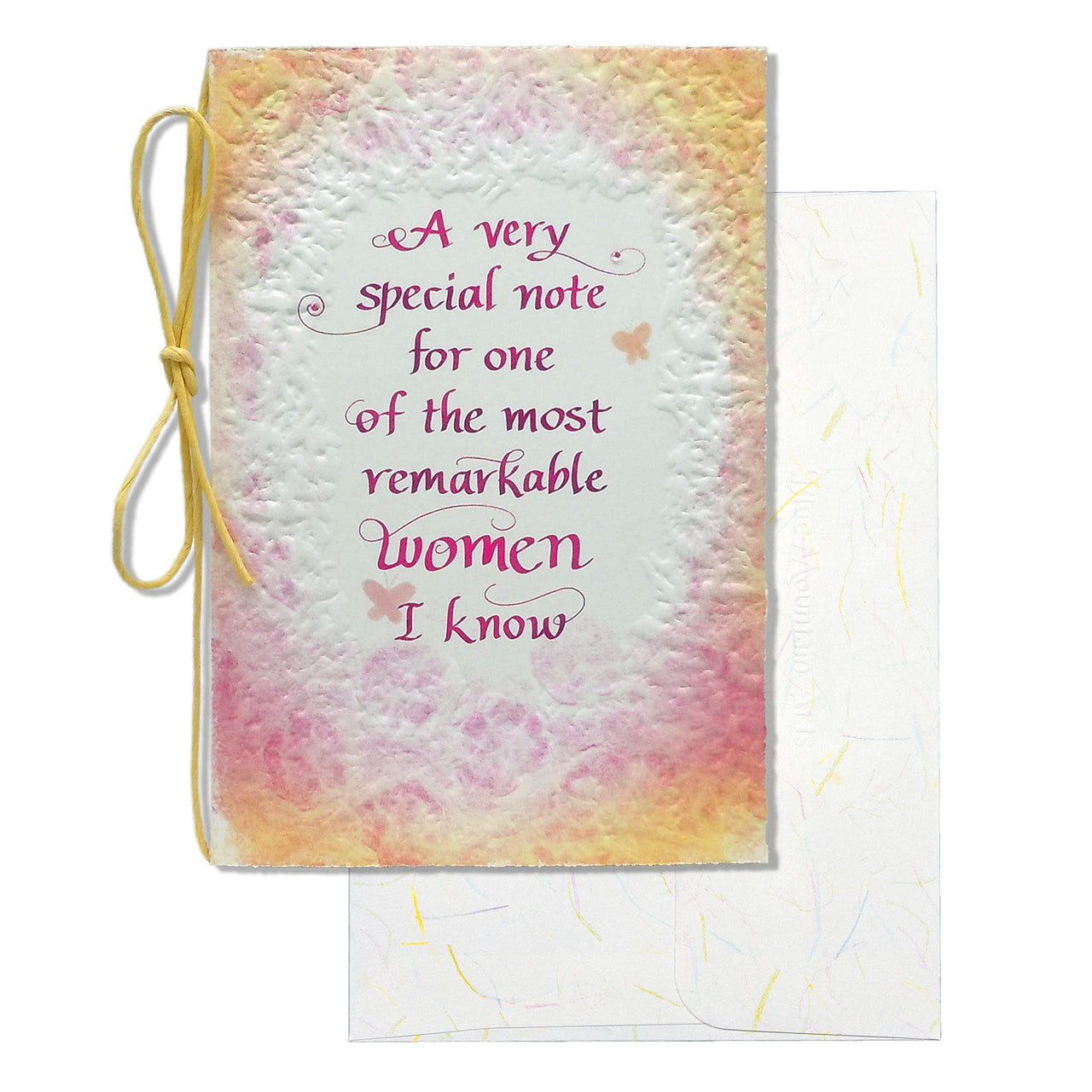Blue Mountain Arts Card for a Special Woman—Birthday, Just Because, Holiday, or Any Occasion Card for Her (A very special note for one of the most remarkable women I know) yellows and pinks