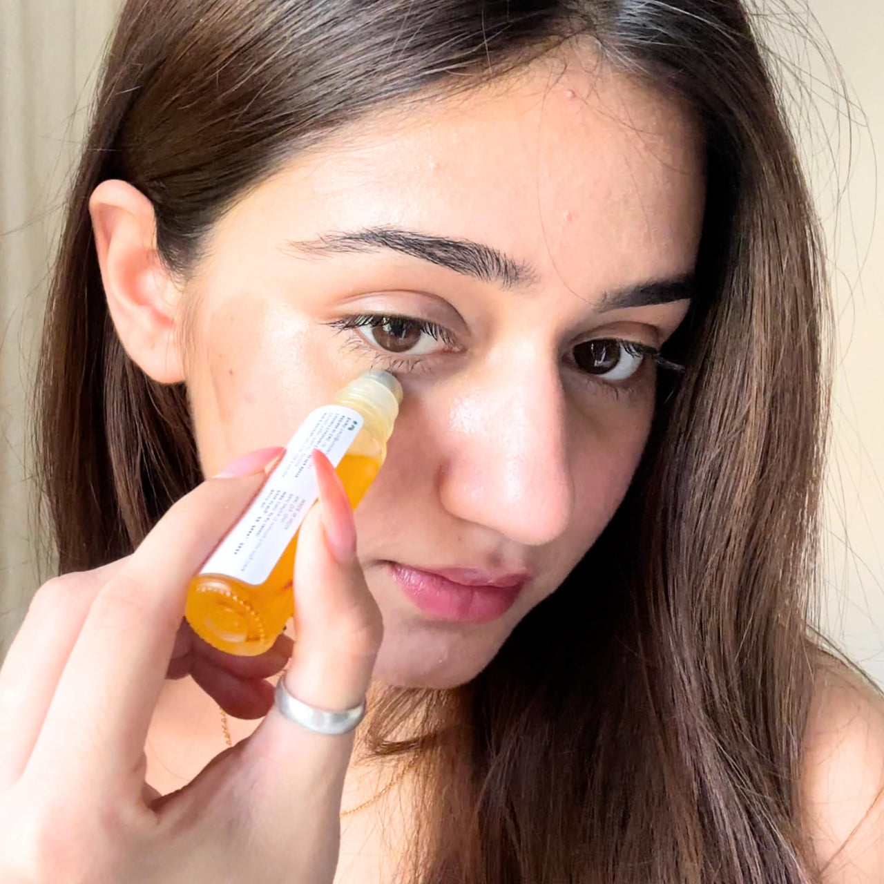 Noor Skincare Under Eye Serum - for Dark Circles Removal and Wrinkles, Under Eye Roll On & Dark Circle Remover, Anti Wrinkle, Heals Puffy Eyes and Fine Lines, 100% Organic (Women/Men)