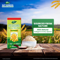 DABUR Sat Isabgol (Psyllium Husk) - 45 grams + Free 15 grams|Rich In Fiber|Effective Relief From Constipation & Bloating|Promotes Bowel Health|Non Habit Forming|100% Ayurvedic,Flake