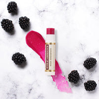 RYLLZ ESSENTIALS Blackberry Lip Balm | SPF 50 PA+++ | With Shea Butter, Kojic Acid, Ceramide, Niacinamide, Alpha Arbutin & Hyaluronic Acid | Purple Tint | For Lip Lightening & Moisturized Lips | 5 Gm