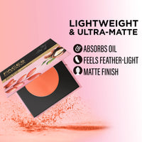 FACESCANADA Berry Blush - Call Me Honey 02, 4g | Lightweight Long Lasting Ultra-Matte HD Finish | Silky Smooth Texture | Melts Effortlessly & Buildable | Absorbs Oil | Shea Butter | Vitamin A & C