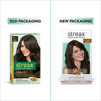 Streax Crème Permanent Hair Colour - 5 Light Brown Hair Color- 140 ml, 100% Grey coverage, Ammonia Free Hair Color, Long Lasting Hair colour for women(Colourant Tube 60g,Developer Bottle 60ml,Conditioner 20g)