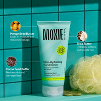 Moxie Beauty Ultra Hydrating Conditioner - Intense Nourishment with Triple Butter Blend | Repairs, Restores & Redeems Hair | Tackles Frizzy & Dry hair | For Wavy & Curly Hair | Sulphate, Paraben & Silicone Free (175 ml)
