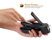 Bostitch Office Ascend 3 in 1 Stapler, 20 Sheet Capacity, Integrated Remover & Staple Storage, 420 Staples Included, Lightweight, Black