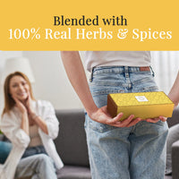 The Tea Heaven | Tea Gift - 3 Assorted Teas Box (Set of 3) | Healthy Gift | Kashmiri Kahwa | Lavender | Moroccan Mint Green Tea | 80 Grams