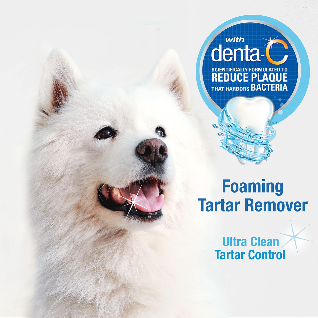 Nylabone Advanced Oral Care Foaming Dog Tartar Remover - Dog Breath Freshener & Teeth-Cleaning Foam (4 oz.) 3 Fl Oz (Pack of 1)
