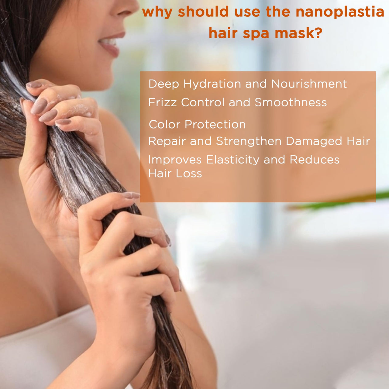 Hair Pure Nanoplastia Hair SPA Mask | Deep Nourishment & Smoothing Treatment | Professional-Grade Hydration, Frizz Control, and Hair Repair for All Hair Types | Restores Shine & Healthy Hair, 900ml