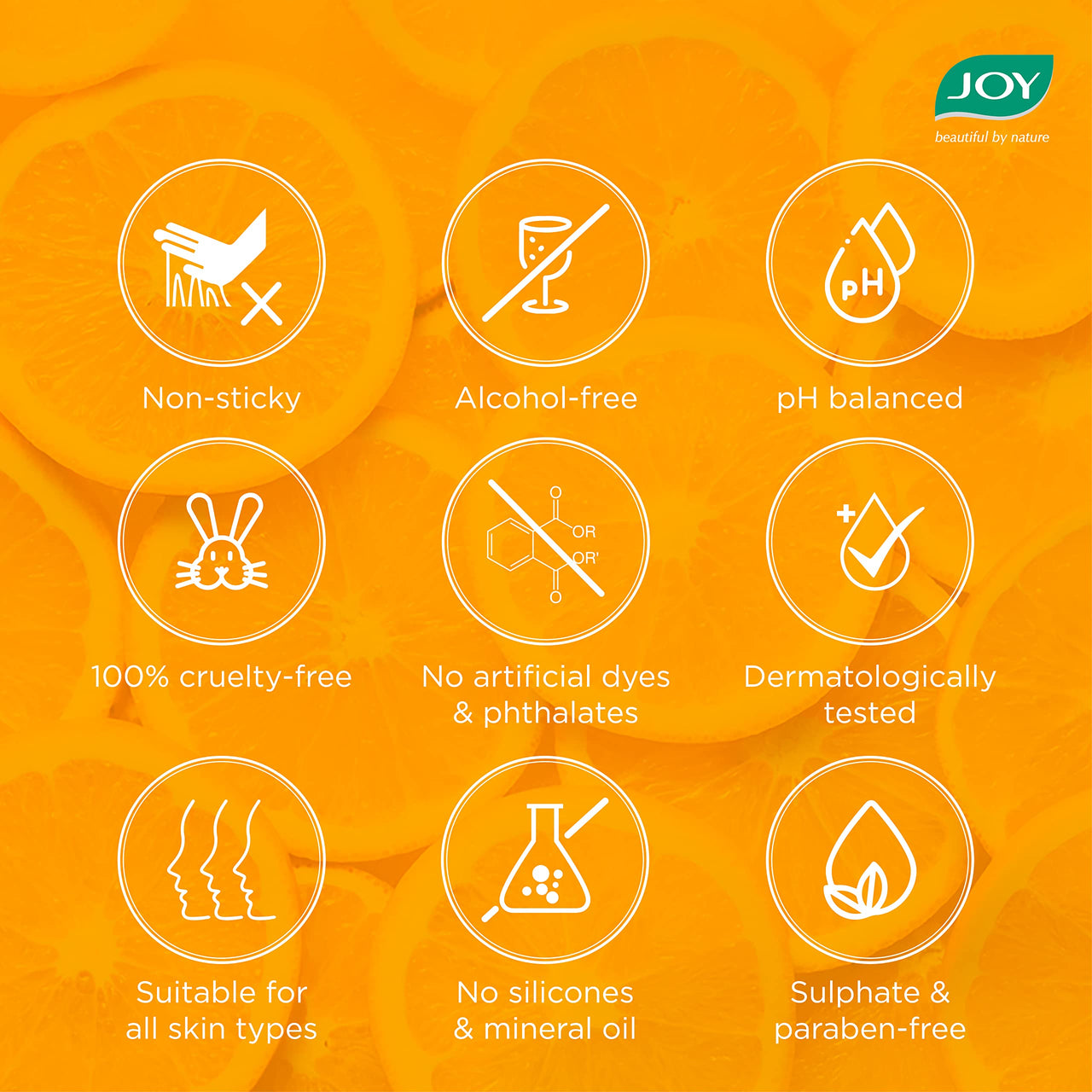 Joy Alcohol Free Vitamin C Face Toner for Glowing Skin (150ml) | Suitable for All Skin Types; Men & Women | Brightening & Refining Toner for Face with Hyaluronic Acid & Natural Fruit Extracts