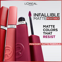 L'Oreal Paris Infallible Matte Resistance Liquid Lipstick, Lazy Sunday 150, 5 ml