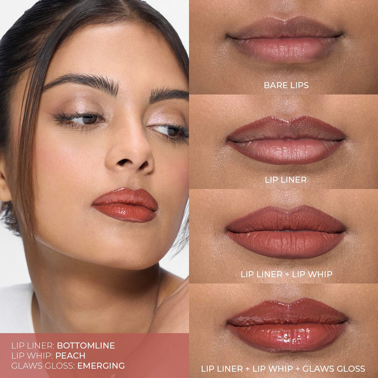 FAE Beauty Re:Define Lip Liner |Long-Lasting | Matte | Non-drying | Transferproof & Smudgeproof | Enriched with Vitamin E & Almond Oil | Shade - Bottomline