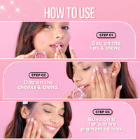 Hilary Rhoda Bloom Mousse Lip N Cheek Tint | Waterproof & Smudge-Proof | 12-Hour Stay | Non-Drying Formula | Mousse Texture | Matte Finish - 5g (Cinnamon chip - Shade 02)