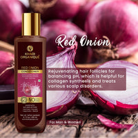 Khadi Organique Red Onion Hair Conditioner With Keratin Protein Booster (SLS & PARABEN FREE) (Red Onion Hair Conditioner)