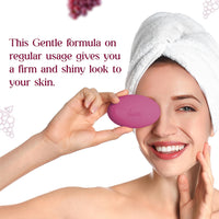 VCare Red Wine Bathing Bar/Soap for Body, Hand, Face 100 gm - Helps to Reduce Fine Lines and Wrinkles for Men and Women (Pack of 10)