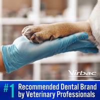 Virbac CET Enzymatic Oral Hygiene Chews for Dogs, Beef, 0.6 pounds, 8.4 Ounce (Pack of 1) 8.4 Ounce (Pack of 1)