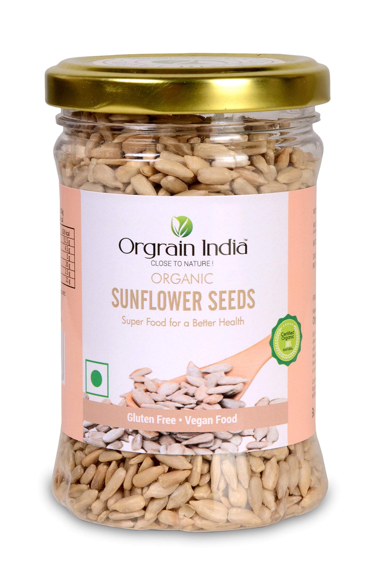 Orgrain India Organic Omega Meal Mix, Healthy Gift Hamper (Chia Seeds 150g, Flax Seeds 150g, Pumpkin Seed 140g, Watermelon Seeds 140g, Sunflower Seed 140g, Quinoa Seed 200g)