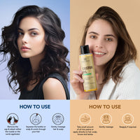 Botanic Hearth Castor Hair Oil, 150 ml & Rosemary Hair Oil, 198 ml Combo Set – Nourishing Hair Treatment for Strengthening, Growth & Scalp Care – 100% Pure & Natural Oils