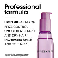 L'OREAL PROFESSIONNEL PARIS Serie Expert Vitamino Shampoo 300 Ml, For Coloured Hair & Serie Expert Liss Unlimited Blow Dry Serum 125 Ml
