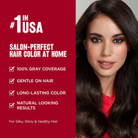 Revlon ColorSilk Permanent Hair Color For Women, Salon Perfect Hair Colour at Home with 100% Grey Coverage, Pro-Keratin & No Ammonia, Up to 8 Weeks of Colour, Shade - Light Golden Brown 5G(Pack of 1)